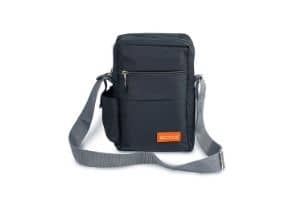 Storite Stylish Nylon Office Messenger Bag (Dark Grey)